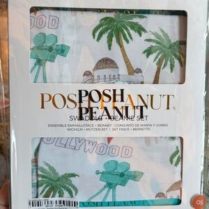🎉Host Pick🎉Posh Peanut Swaddle + Beanie Set